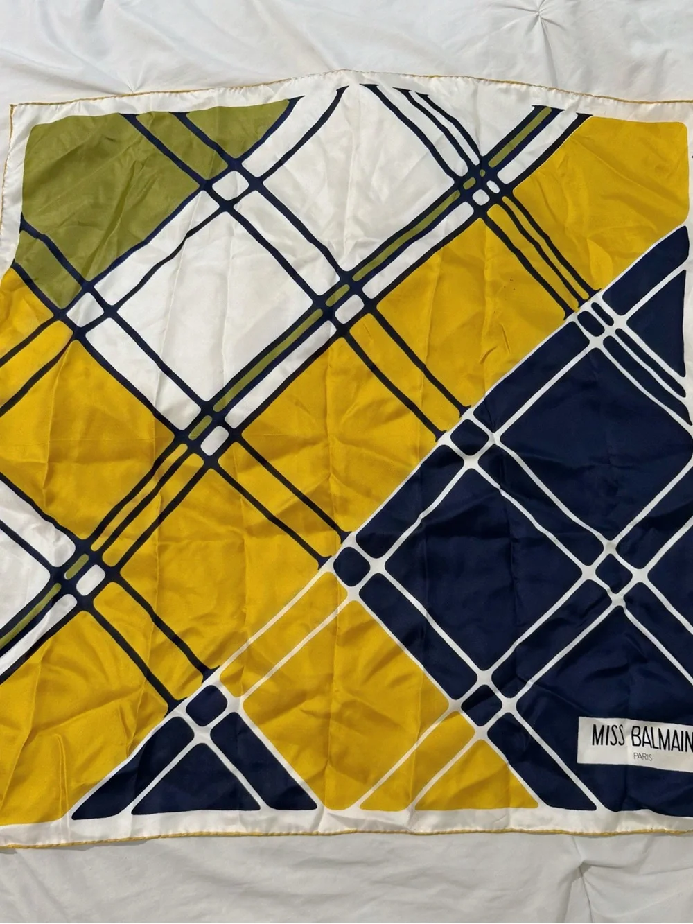Vintage Miss Balmain scarf